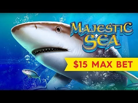 Majestic Sea Slot - $15 Max Bet - GREAT SESSION & BONUS!