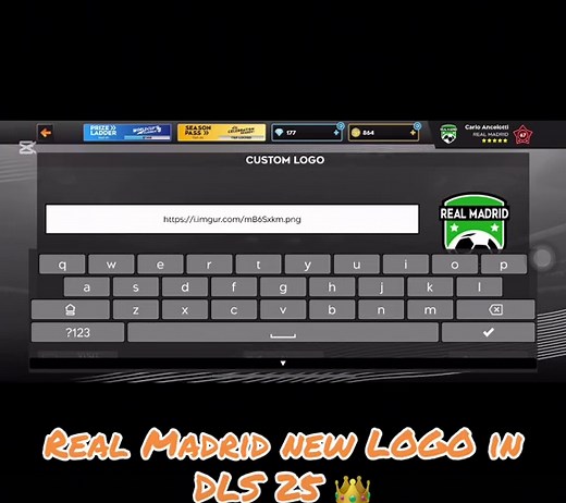 Real Madrid's New Logo in DLS 25: A Fresh Look