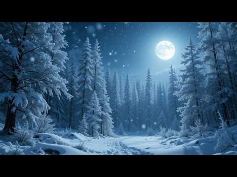 Winter Forest Loop ❄️🌲 Calm Snow & Wind Wallpaper