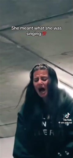 Natalie singing her heart out