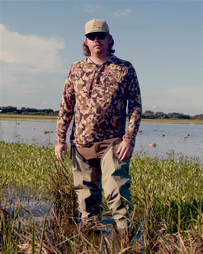 When the water’s just deep enough to need protection - Duck Camp Hip Waders are the move. | Duck Camp