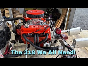 Rock Auto 318 First Start Up and Recap #mopar #engine #318