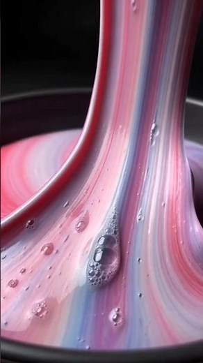 🦄 Mixing Rainbow Unicorn Slime! Thick Swirl ASMR Therapy 🌈