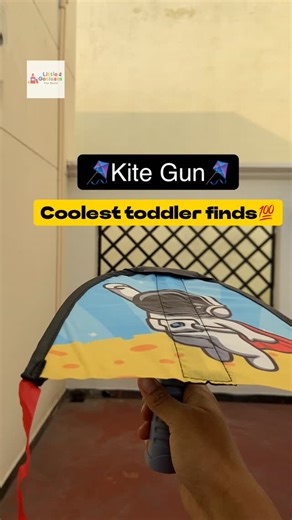 Toys |Educational toys| Wooden Toys | Return gifts | Books on Instagram: "🪁KITE GUN- comment “KITE” for links🔗🪁 ✅For more interesting updates please follow @littlegeniusestoystore 🌟DESCRIPTION: 🔫Kite Gun – Fly Kites with Fun & Style! 🪁Make your kite flying super easy & exciting with our Kite Gun! ✅Just load the kite, pull the trigger & watch it soar high in the sky 🌤️💨 ✅ Easy to use – Perfect for kids & adults ✅ Strong & durable design ✅ Brings outdoor fun & joy ✅ No messy strings, smoot