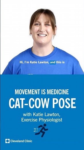 How to do a cat-cow yoga pose.