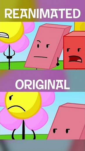BFDI 1 scene reanimated #bfdi #bfb #tpot #animation #bfdia