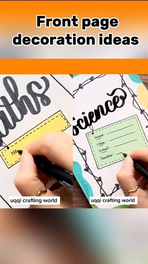 Creative Front Page Decoration Ideas for Art enthusiasts