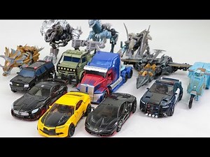 Transformers 5 TLK Optimus Prime Bumblebee Megatron Grimlock 13 Dinosaur Dragon Truck Car Robot Toys
