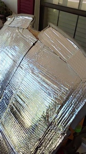 Finished backing the headliner with Reflectix!