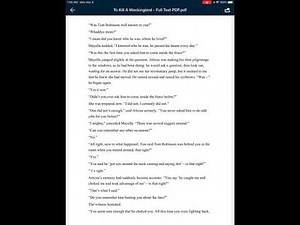 To Kill a Mockingbird, Chapter 18