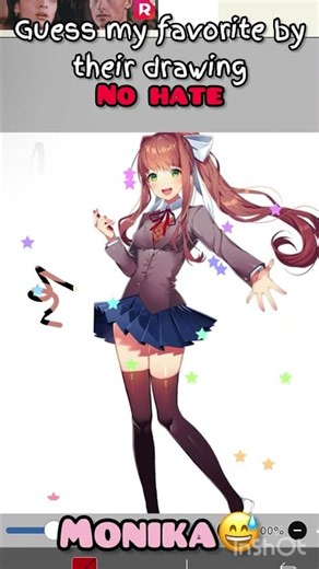 Idk why is so obvious💞😅 #shorts #ddlc #natsuki #yuri #monika #sayoriddlc #dokidokiliteratureclub