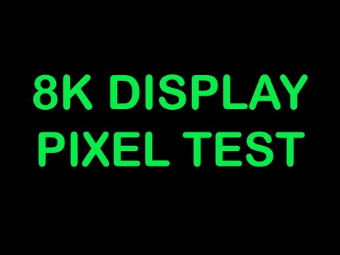 8K Dead Pixel Test (7680×4320) – Display Pixel Check | Screen Test for Dead & Stuck Pixels