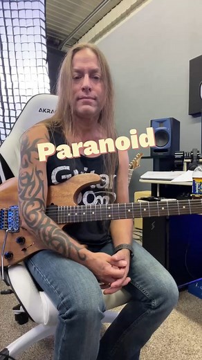 Black Sabbath - Paranoid Guitar Lesson Tutorial by Steve Stine. #reelsinstagram . . . . . . . . . . . . #reelsviral #guitartech #guitarlessons #guitarlessononline #guitarsolo #guitarsoloing #guitartutorials #guitarlick #playguitar #guitarzoom #stevestine #guitarlife #strumming #blacksabbath #guitarsong | Steve Stine Guitar