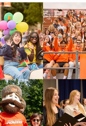 You belong here! Choose Carroll, there's still time to apply. 🔗 Link in bio to apply! #CarrollU