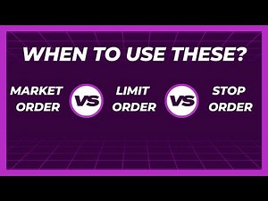 Essential Order Types Every Trader MUST Know // FREE TRADING COURSE // EP 7