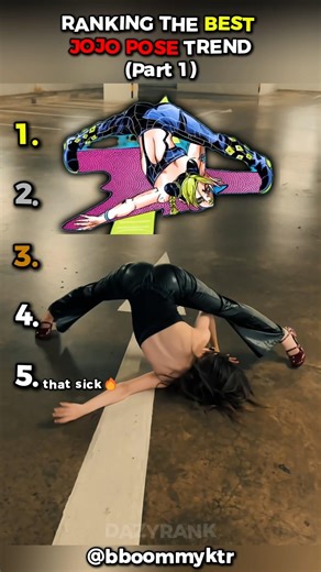Ranking Best Jojo Pose Trend - Part 1
