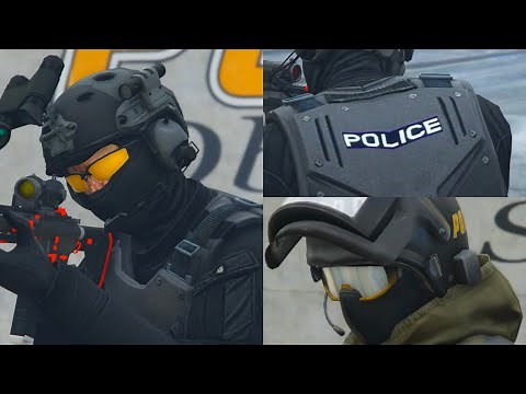 GTA 5 - 6 Police outfits / Special Forces tutorial (SAS, SWAT, SPETSNAZ)