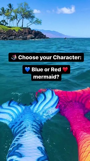 🥰 Which did you choose? #mermaid #mermaids #mermaidtail #mertok #mermaidtiktok #chooseyourcharacter #fun #cute #playful @Mermaid Reya