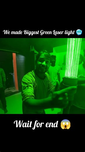 We made Biggest Green Laser light #viral #shorts #trending