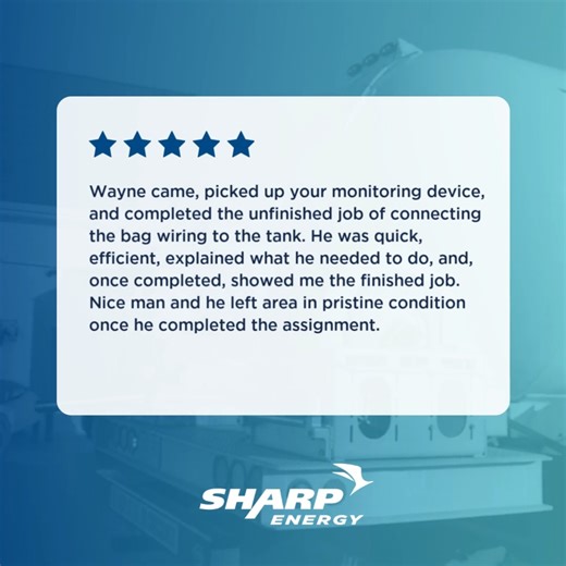 When the temps drop and the praise heats up  We’re feeling the love from so many of our amazing customers - and we're staying ready to keep you warm, safe and fueled all season long. | Sharp Energy | Facebook