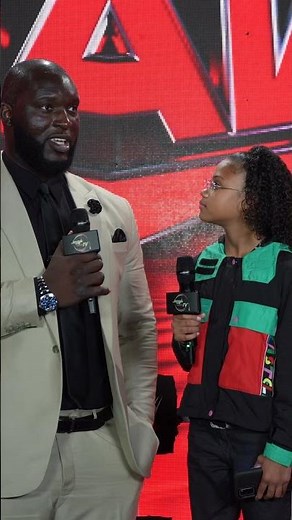 Omos talks about inspiring kids in Africa & popularizing the WWE across the continent #africa #wwe