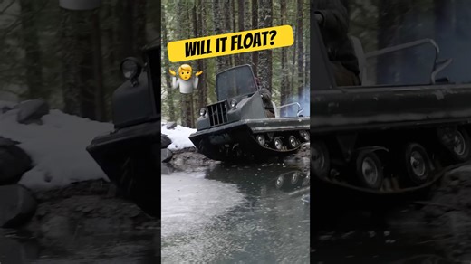 I found an ultra rare amphibious tank! 🚤