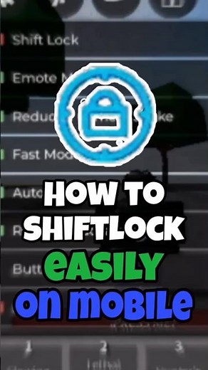 Want to shiftlock Easily? here's how to do it!. #tsb #roblox #shorts #thestrongestbattlegrounds
