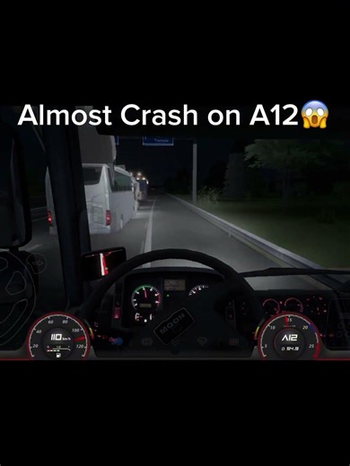 ALMOST CRASH ON A12..