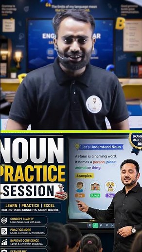 NOUN Zero to Hero 🚀 | 100 Questions Practice Session 🔥 | Bhasha by Khan Sir 📚 #Shorts