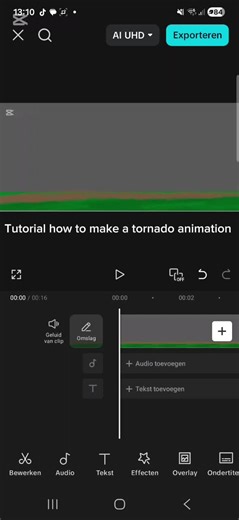 Create a Tornado Animation in CapCut: Part 2