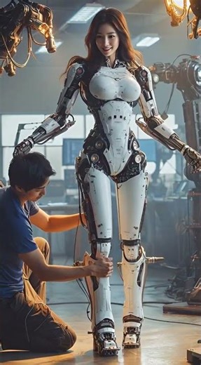 Android assembly complete #android #humanoid #futuristic