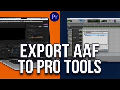 How To Export AAF from Premiere for Pro Tools (UPDATED)
