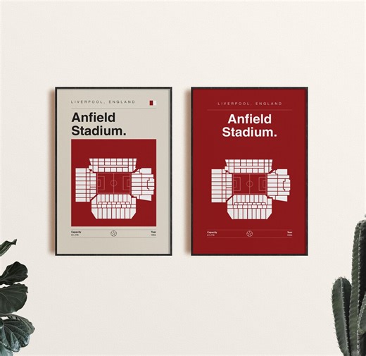 Liverpool FC Print: Anfield Stadium Poster (2-for-1 Digital Download, All Sizes Available) - Etsy