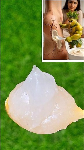 👌Get rid of cracked heels naturally✅️Homemade cream for soft skin#skincare#shorts#glowingskin#beauty
