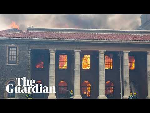 Table Mountain fire erupts in Cape Town, forces evacuation at nearby campus