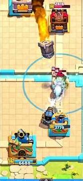 Rocket vs sparky #clashroyale #megaknight #sparky #cr #clashtok