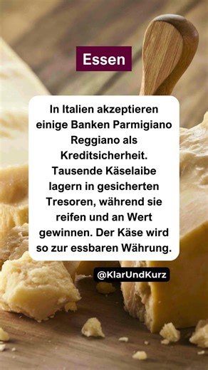 Wenn Käse zur Währung wird. #essen