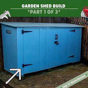 1.2M views · 1.3K reactions | Getting Started on The Garden Shed *Pallet Wood* | Rag 'n' Bone Brown | Facebook