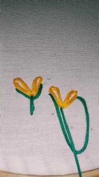 Tiny flower💐embrohoops🦋sew it#artbloom#trendingborder