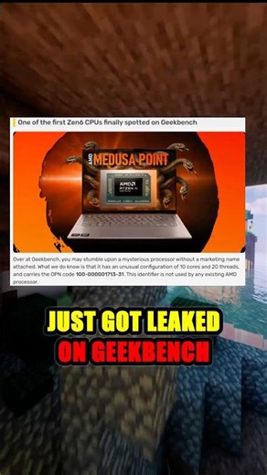 AMD Zen 6 Medusa CPU Leaked 👀