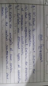 Q-1 (A) What is correlation? Explain the types of correlation. ... | Filo