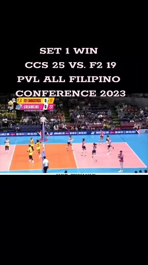 CCS vs F2 Set 1 Win, PVL All-Filipino Conference 2023 Highlights