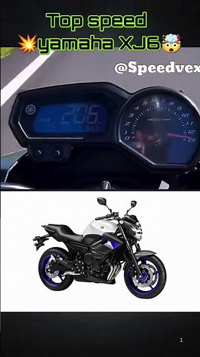 Yamaha XJ6 Top Speed Test 🔥 | XJ6 Maximum Speed on Highway | Speedvex