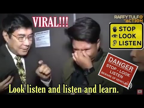 Tulfo listen look and listen and learn..😂😂😂😂 VIRAL! ! ! ! !