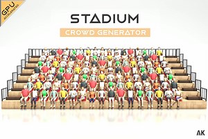 Stadium Crowd Generator | Modeling | Unity Asset Store