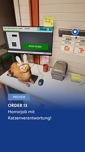 Order 13 sieht süß aus… bis ihr Monster bekämpfen müsst – und eure Katze in Gefahr ist! 🐱 #gamestar #order13 #indiehorror #creepygame #protectthecat #indiegametok #gameplay #horror | GameStar