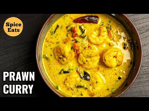 PRAWNS IN COCONUT GRAVY | PRAWN CURRY | PRAWN CURRY WITH COCONUT MILK