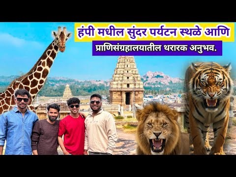 Best places in hampi karnataka| हंपीचे सौंदर्य आणि जवळून पाहिलेले रानटी प्राणी