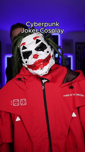 My upgraded cyberpunk cosplay. #joker #cosplay #batman #unboxing | cyberpunk