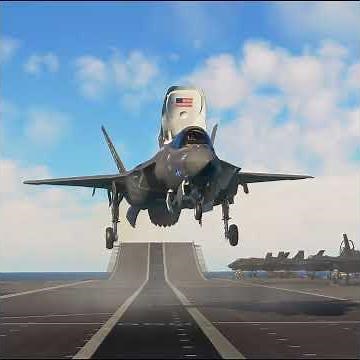 F-35B VTOL Lift Off From The Carrier | 4K UHD | MSFS